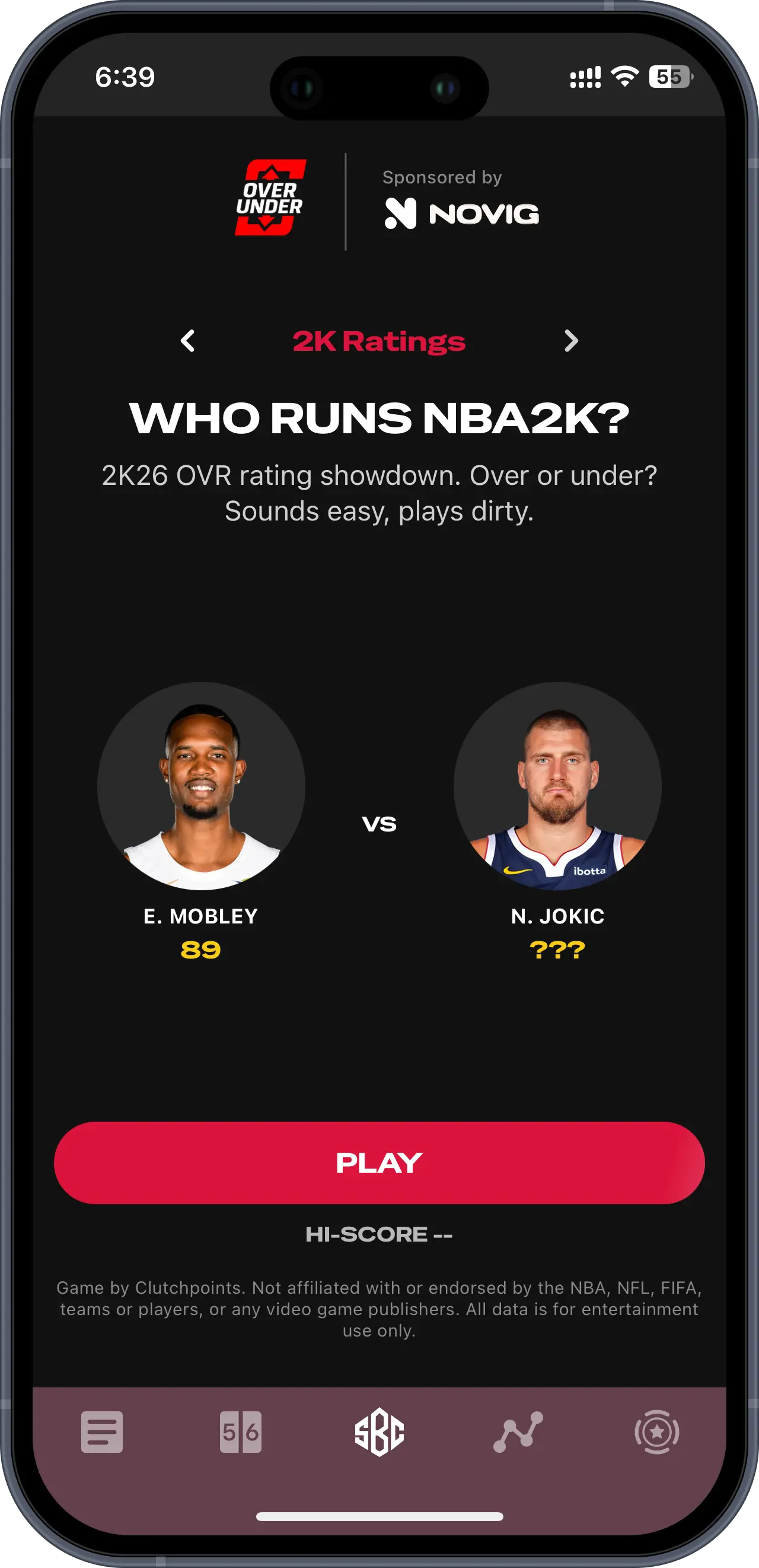 ClutchPoints App